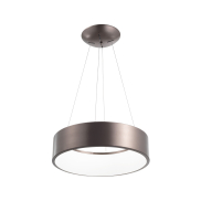 Nova Luce Rando - Pendelleuchte - Ø 45 x 120 cm - 32W dimmbare LED inkl. - dunkelgrau