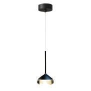 Artdelight Phoenix - Pendelleuchte - Ø 11,6 x 208,2 cm - 7W dimmbare led inkl - schwarz