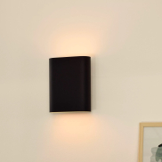Lucide Ovalis - Wandleuchte - 16 x 8,5 x 20 cm - schwarz