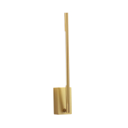 Nova Luce Raccio - Wandleuchte - 12 x 6 x 37 cm - 4,6W LED inkl. - Goldmessing