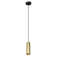 Artdelight Milano - Pendelleuchte - Ø 6,6 x 175 cm - matt gold