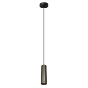 Artdelight Milano - Pendelleuchte - Ø 6,6 x 175 cm - Bronze hell