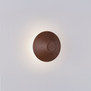 Nova Luce Alux - Außenwandleuchte - Ø 16 x 11,5 cm - 11W LED inkl. - IP54 - corten