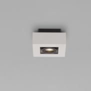 Nova Luce Robin - Aufbaustrahler - 14,5 x 14,5 x 8,6 cm - weiß und schwarz