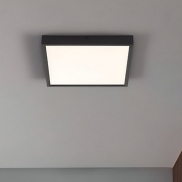 Nova Luce Itos - deckenleuchte - 40 x 40 x 4,5 cm - 32W LED inkl. - sand schwarz