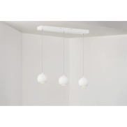 Artdelight Denver - Hängeleuchte - 100 x 8,2 x 200 cm - 3 x 7W dimmbare LED inkl. - weiß