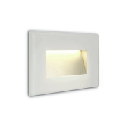ONE Light Glass Face - Wandeinbauleuchte - 12 x 3,6 x 8 cm - 4W LED inkl. - IP65 - weiß
