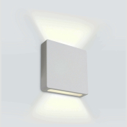 ONE Light Dark Light Step Series - Wandeinbauleuchte - 5 x 4 x 5 cm - 2W dimmbare LED inkl. - IP65 - weiß
