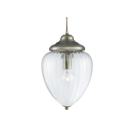 Searchlight Pineapple - Pendelleuchte - Ø 22 x 100 cm - Messing antik