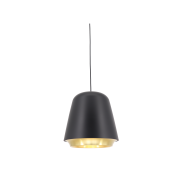 Artdelight Santiago - Pendelleuchte - Ø 35 x 190,5 cm - schwarz und gold