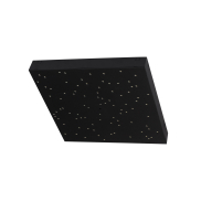 Nova Luce Cielo - Deckenleuchte - 30 x 30 x 4 cm - 8W dimmbare LED inkl. - schwarz