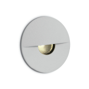 ONE Light Indoor/Outdoor Dekorative Wandeinbauleuchte - Wandeinbauleuchte - Ø 4,2 x 3,7 cm - 1W dimmbare LED inkl. - IP65 - weiß