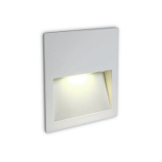 ONE Light Outdoor Dark Light Wall Recessed - Wandeinbauleuchte - 11,5 x 11,5 x 3,5 cm - 4W LED inkl. - IP65 - weiß