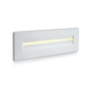 ONE Light Outdoor Dark Light Wall Recessed - Wandeinbauleuchte - 25 x 7,3 x 8,7 cm - 8,5W LED inkl. - IP65 - weiß