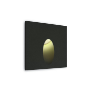ONE Light Indoor/Outdoor Dark Light Wall Recessed - Wandeinbauleuchte - 7 x 4,5 x 7 cm - 3W LED inkl. - IP54 - schwarz