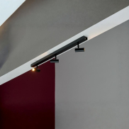 Nordlux Omari - Aufbaustrahler 3L - 12 x 78 cm - 3 Stufen Dimmer - 3x 3,2W LED inkl. - schwarz
