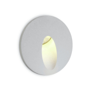 ONE Light Indoor/Outdoor Dark Light Wall Recessed - Wandeinbauleuchte - Ø 62,5 x 4,5 cm - 3W LED inkl. - IP54 - weiß