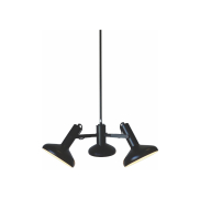 Artdelight Vectro - Pendelleuchte - Ø 55 x 173 cm - schwarz