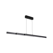 Searchlight Linear LED - Pendelleuchte - 95-150 x 18 x 150 cm - 39W dimmbare LED inkl. - einstellbare Lichtfarbe - schwarz