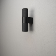 Konstsmide Temi Up/Down - außenwandleuchte - 6,5 x 11,5 x 23,5 cm - IP54 - schwarz