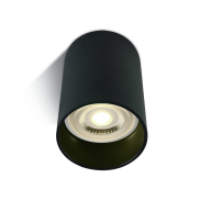 ONE Light GU10 Ceiling Cylinders - Aufbaustrahler 1L - Ø 5,8 x 10 cm - schwarz
