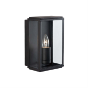Searchlight Box - Außenwandleuchte - 16 x 16 x 25 cm - IP44 - schwarz