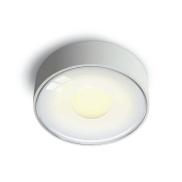 ONE Light Indoor/Outdoor Light Points - Außen-Deckenleuchte - Ø 10,7 x 3,7 cm - 6W dimmbare LED inkl. - IP65 - weiß
