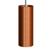 Creative Cables Tube - Hängeleuchte 1L - Ø 12,5 x Ø 6 x 190 cm - gebürstetes Kupfer