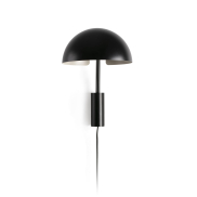 Faro Dominica - Wandleuchte mit Schalter - 32,9 x 25 x 50,2 cm - mattschwarz