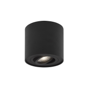 Nova Luce Gozzano - Aufbaustrahler - Ø 8 x 9 cm - schwarz