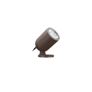 VK Lighting Sui - Bodenstrahler für Außen - Ø 7 x 9,8 cm - 12W LED inkl. - IP65 - Rustbraun