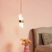 Lucide Kligande - Hängeleuchte - Ø 13 x 150 cm - 9W LED inkl - gold