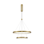 Nova Luce Empatia - Hängeleuchte - Ø 60 x 120 cm - 60W dimmbare LED inkl. - Messing gold
