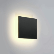 ONE Light Backlight Range - Außen-Decken-/Wandleuchte - 15 x 6 x 15 cm - 7W LED inkl. - IP54 - anthrazit
