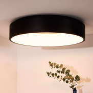 Lucide Talowe - Deckenleuchte - Ø 60 x 13 cm - 42W dimmbare LED inkl - schwarz