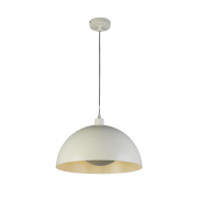 Searchlight Mars - Pendelleuchte - Ø 40 x 150 cm - matt creme und creme