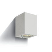 ONE Light GU10 Outdoor Cube Lights - Außenwandleuchten - 7 x 7,7 x 10 cm - IP65 - weiß