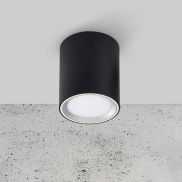 Nordlux Fallon Long - Aufbaustrahler 1L - Ø 10 cm - 4 Stufen Moodmaker-Funktion - 5,5W dimmbare LED inkl. - schwarz