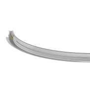 VK Lighting Eiva - magnetisches Schienensystem - Gebogenes Einbauprofil R50 für 12 mm Gipskartonplatten - 5,48 x 5,25 cm - DALI dimmbar - weiß