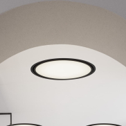 Nova Luce Perfect Profile Trimless - Einbaustrahler - Ø 840 mm, 830 mm Einbaumaß - 80W dimmbare LED inkl. - 3000K - schwarz