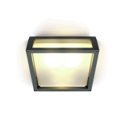 ONE Light Outdoor E27 Square - Außen-Decken-/Wandleuchte - 25 x 25 x 9,5 cm - IP54 - anthrazit