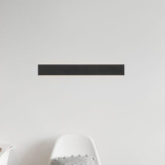 Nova Luce Seline - wandleuchte - 7,5 x 2,7 x 60 cm - 20W LED inkl. - IP44 - sand schwarz