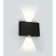 ONE Light Outdoor Slim Range - Außenwandleuchte - 18 x 4,2 x 11,5 cm - 2 x 6W LED inkl. - IP54 - anthrazit
