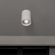 Nova Luce Loyd - Aufbaustrahler - Ø 6 x 8 cm - weiß