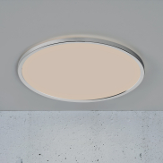 Nordlux Oja - Deckenleuchte für Badezimmer - Ø 43 x 2,5 cm - 3 Stufen Moodmaker SceneSelect Funktion (3000K-4000K) - 19W LED inkl. - IP54 - Chrom