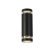 Searchlight Austin - Außenwandleuchte - 8 x 24 cm - IP44 - schwarz