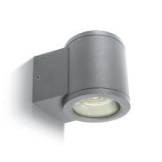 ONE Light GU10 Outdoor - Außenwandleuchte - 8 x 9 cm - IP54 - grau