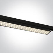 ONE Light High Power Linear - Stromschienenleuchte - 3-Phasen-Schienensystem - 115 x 4 x 6,4 cm - einstellbare Helligkeit 40W/50W/60W LED inkl. - schwarz - einstellbare Lichtfarbe