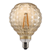 Nordlux Deco - Ø 12,5 x 17,7 cm - E27 - 2W nicht dimmbar - 2200K - amber