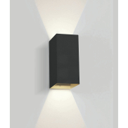 ONE Light Outdoor Wall Dark Lights - Außenwandleuchte - 9 x 6,8 x 16,6 cm - 2 x 3W LED inkl. - IP54 - schwarz